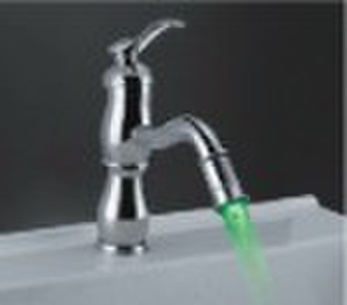 LED waterfall faucet(waterfall faucets,basin mixer