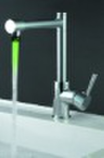 LED waterfall faucet(waterfall faucets,basin mixer