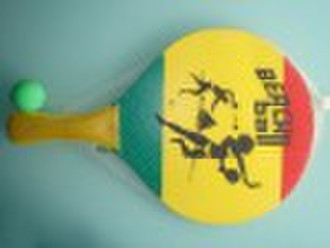 beach racket set with a ball