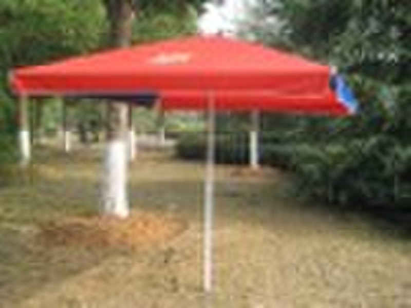 square advertising umbrella