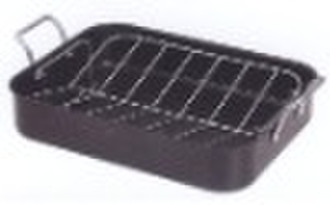 Non-stick carbon steel roaster