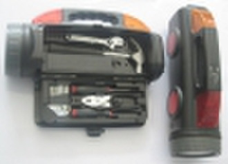 13pcs tool set with flashlight