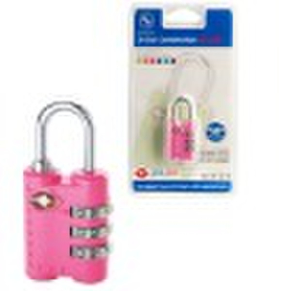 3-Dial Combination TSA Lock