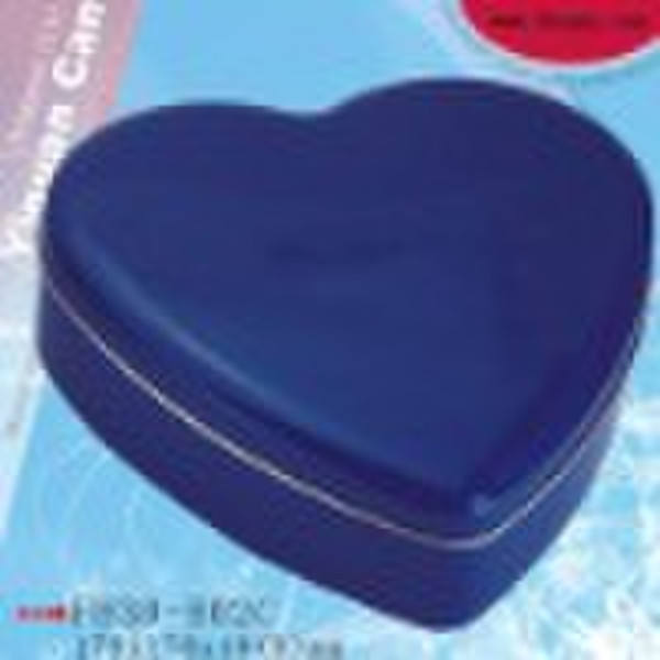 heart tin box for gift and food