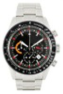 s.steel chrono watch