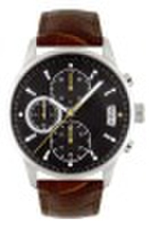 s.steel chrono watch