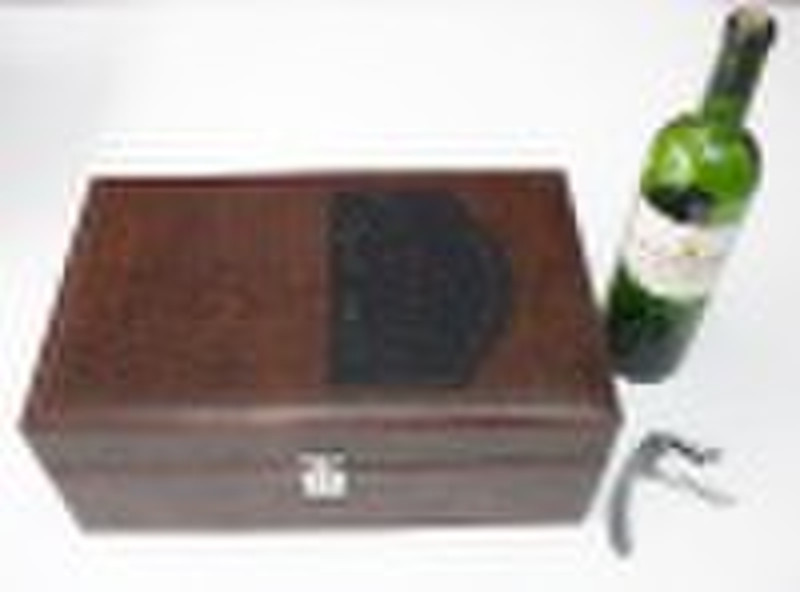 wine leather box