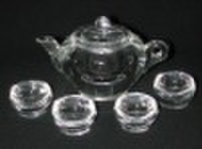 Crystal tea pot