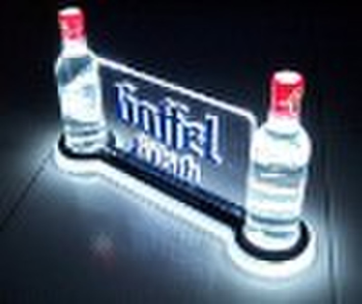 acrylic wine display led wine display bottle glori
