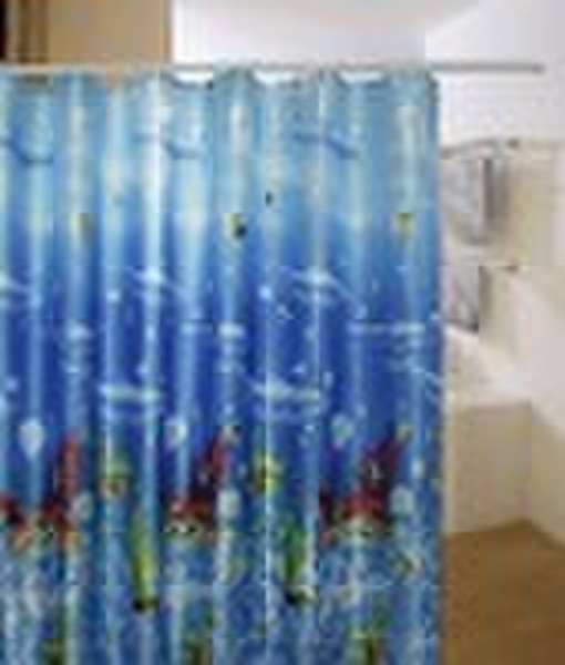 polyester shower curtain