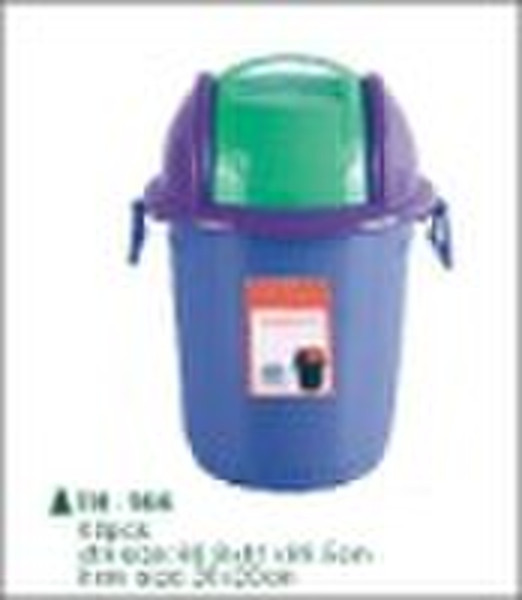 plastic waste bin