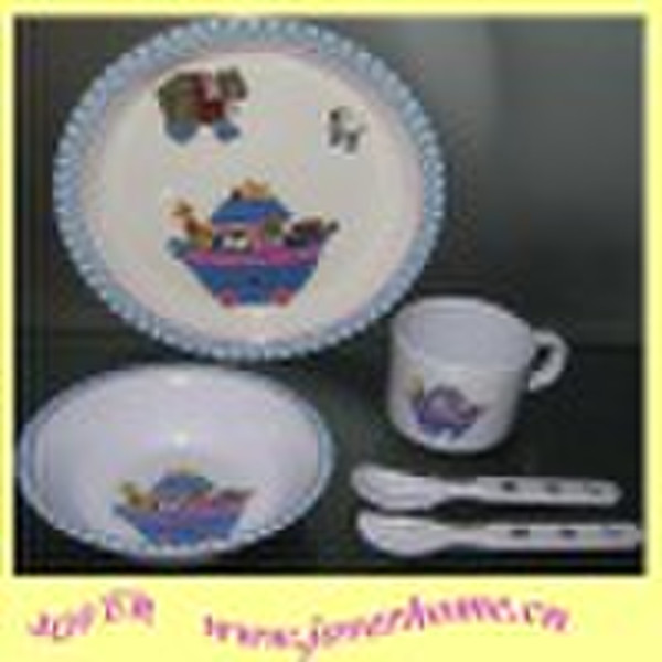 5 Pcs Baby Melamine Dinner Set