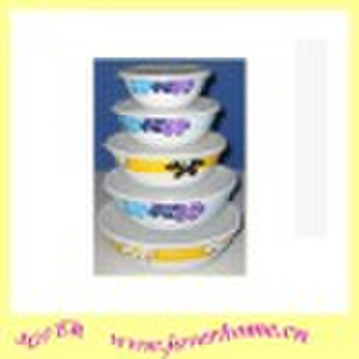 5 Pcs Set of Ice Bowl in Melamine with PP Cover
