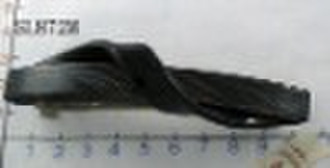 WOOD COLOR HAIR CLIP-BLACK