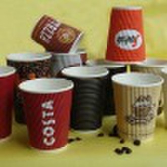 various ripple wall paper cups