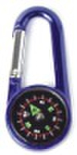 carabiner with compass
