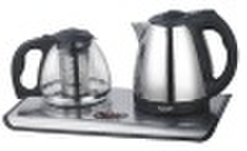 High class electric kettle with tea pot