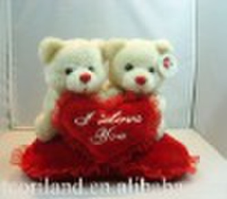 plush valentine bear toy
