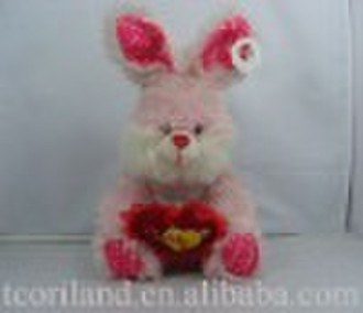 plush toy rabbit for valentine