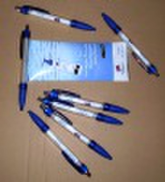 Plastic banner pen