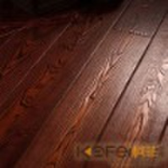 Oak embossed wood flooring