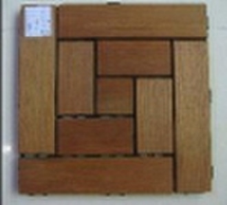 Teak outside wood flooring