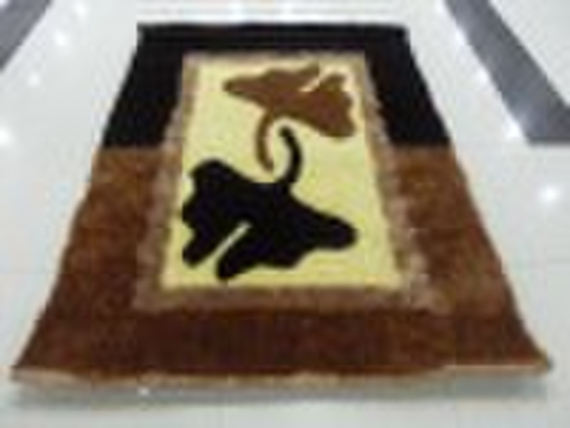 polyester sahggy rug