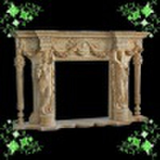 marble fireplace