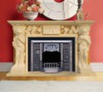 Carving Statuary Marble Fireplace