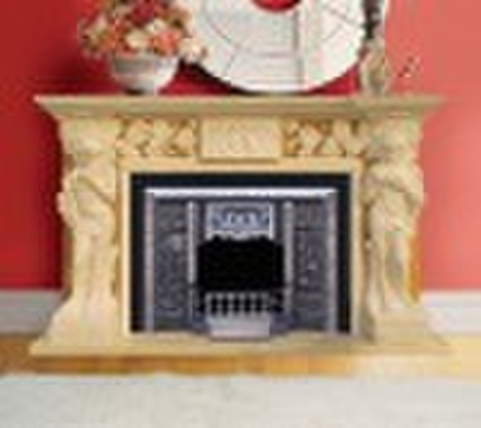 Carving Statuary Marble Fireplace