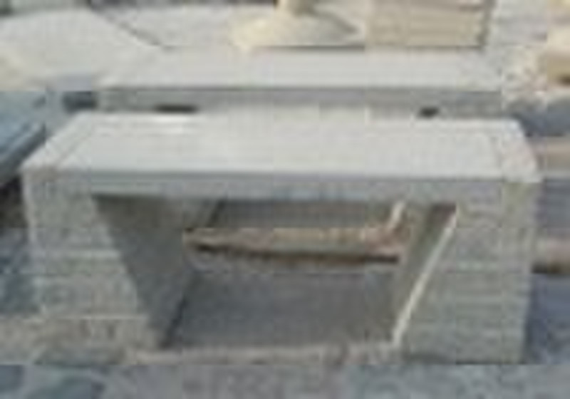 granite carving/granite bench