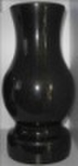 China black granite cemetery vases