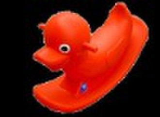 rotaional molded plastic kids shaking duck