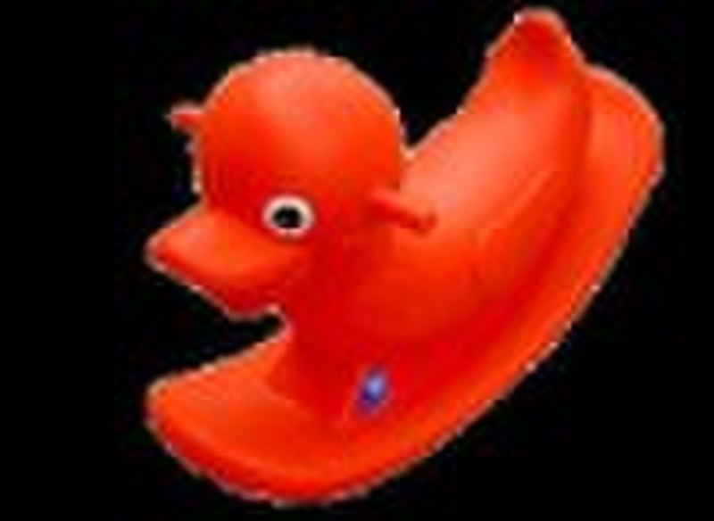 rotaional molded plastic kids shaking duck