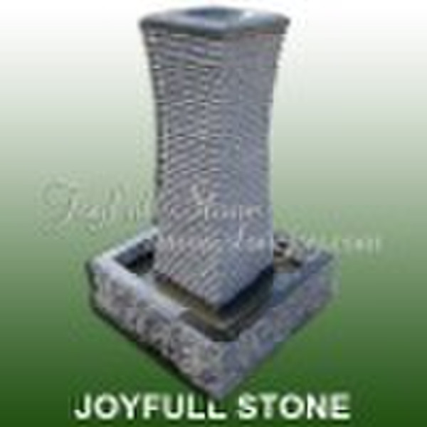 Pillar Style Granite Water Fountain