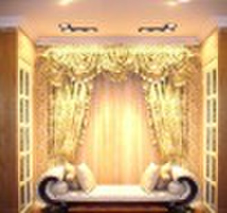 Jacquard window curtain fabric