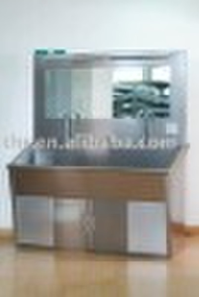 THR-SSD2 2 personal stainless steel scrub sink