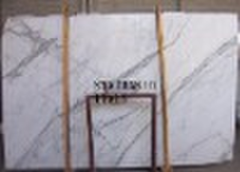 statuario white marble slab