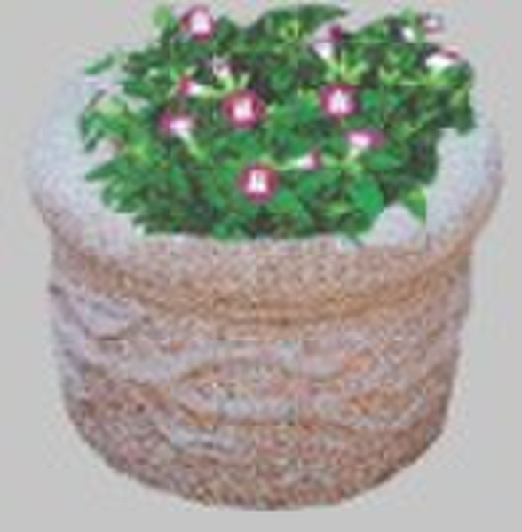 Garden stone pot