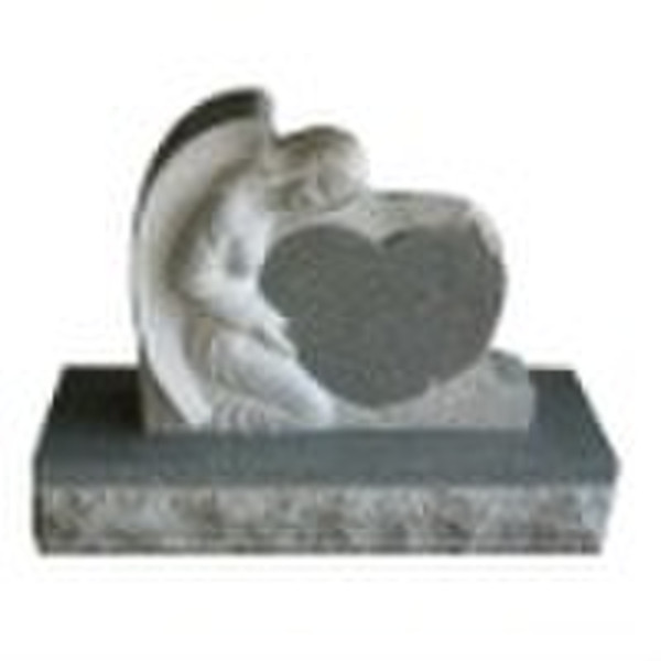Heart Granite Headstone