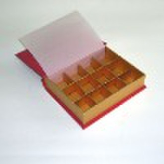 chocolate box book shaped gift box