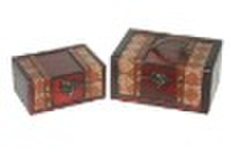 hand craft wooden jewelery box antique style