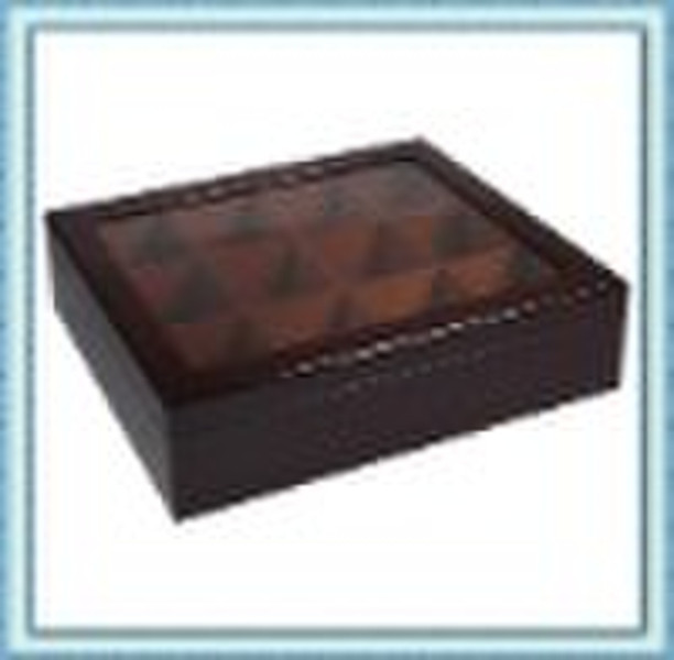 Unique wooden tea box