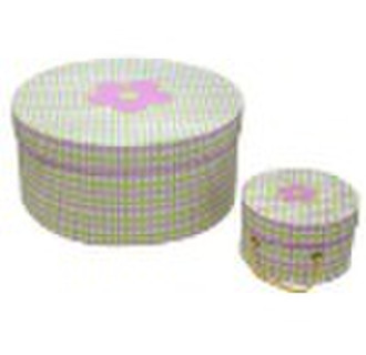 Round paper hat box for gift packaging