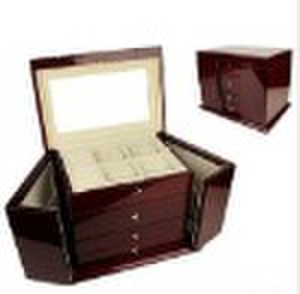 wooden jewerly case with 2 side doors