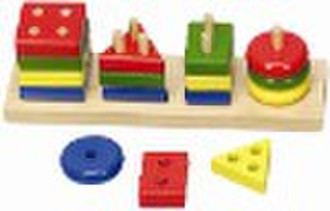 Wooden education blocks