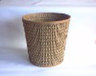 bamboo rattan storage basket