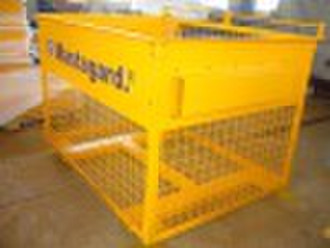 Cage mesh bin