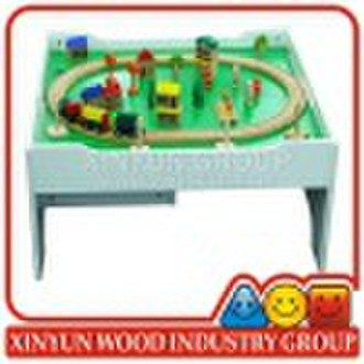 45 Stück weiß Wooden Train Set & Table Toys