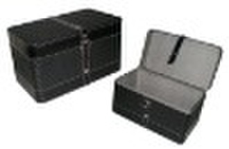 Faux Leather Household Storage Boxes